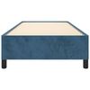 vidaXL gultas rāmis bez matrača, tumši zils samts, 80x200 cm