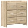 vidaXL Puse Sonomas ozols 75 x 33 x 80 cm Inženierijas koks