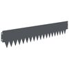 vidaXL Zāliena Apmale 20 pcs 103 x 20 cm tērauds Antracīta
