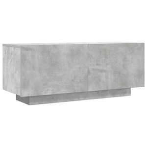 vidaXL TV skapītis, betona pelēks, 100x35x40 cm, inženierijas koks