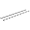 vidaXL Skapja stieple 2 gab. Sudraba 664 x 15 x 29 mm