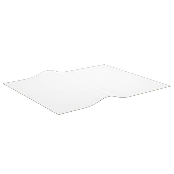 vidaXL galda aizsargsegums, caurspīdīgs, 100x90 cm, 1,6 mm, PVC
