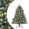 vidaXL Mākslīgā Ziemassvētku eglīte Zaļa 120 cm