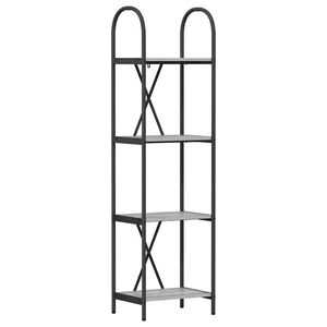 vidaXL Grāmatu plaukts 4 līmeņi 40 x 30 x 146 cm Inženierijas koks