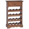 vidaXL Vīna plaukts 55 x 23 x 85 cm Cieta mahagona koks
