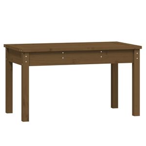 vidaXL dārza sols, 80x44x45 cm, priedes masīvkoks, brūns