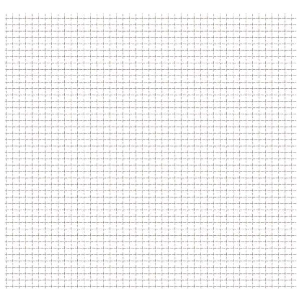 vidaXL dārza stiepļu žogs, nerūsējo&scaron;s tērauds, 100x85 cm, 11x11x2 mm