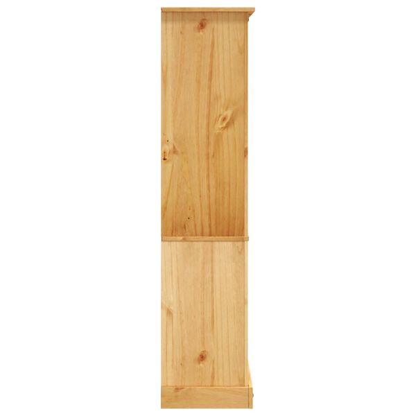 vidaXL grāmatu skapis, 80x40x170cm, Meksikas Corona stila priedes koks