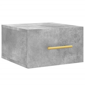 vidaXL sienas naktsskapītis, betona pelēks, 35x35x20 cm