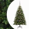 vidaXL Mākslīgā Ziemassvētku eglīte ar rotājumiem 120 cm 150 LED