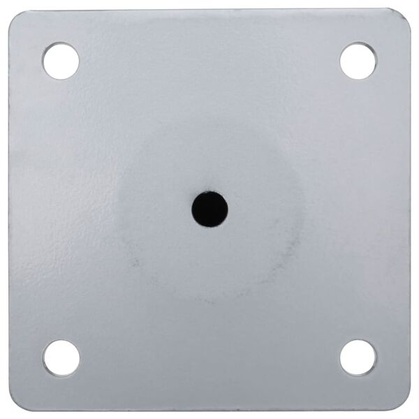 vidaXL saulessarga pamatne, Ø38/48 mm kātam, sudrabains tērauds