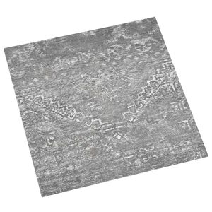 vidaXL Pa&scaron;līmējo&scaron;ie Grīdas Dēļi Betona pelēks 30,5 x 30,5 cm 20 gab.