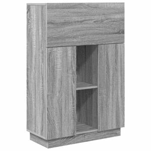 vidaXL Galds Pelēks Sonoma Inženierijas koks 71.5 x 31.5 x 106.5 cm