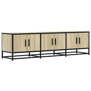 vidaXL TV skapītis ozola krāsa,150x35x41 cm inženierijas koks metāls