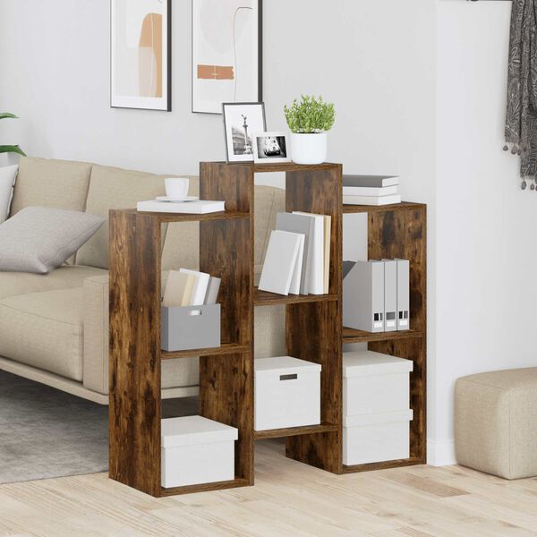 vidaXL Puse Dūmaka ozols 90 x 30 x 90 cm