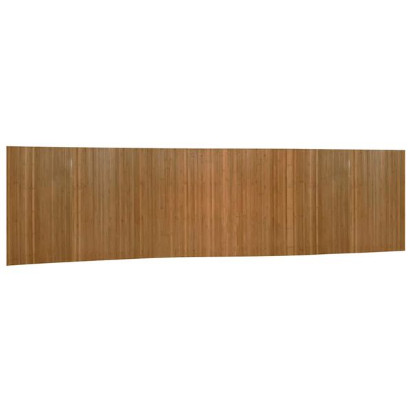 vidaXL istabas aizslietnis, brūns, platums 800 cm, augstums 165 cm, bambuss