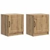 vidaXL Nakts skapītis 2 pcs Artisan Ozols 43 x 34,5 x 47 cm