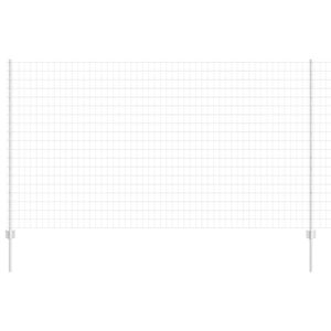 vidaXL Žogs ar stabu Sudraba 1,4 x 10 m Tērauds