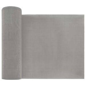 vidaXL Tīkls 20 x 500 cm 120 Mesh Nerūsējo&scaron;ā tērauda 201 Sudraba