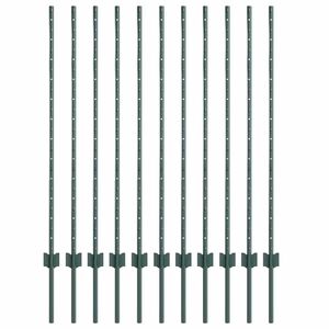 vidaXL Iegultais žogs 11 gab. Zaļa 160 cm