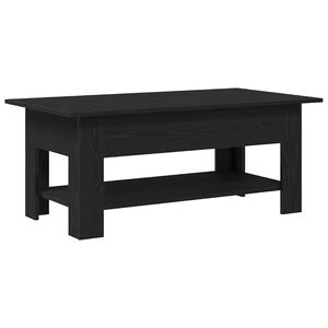 vidaXL Kafijas galdiņ&scaron; Melns ozolkoks 102 x 55 x 42 cm