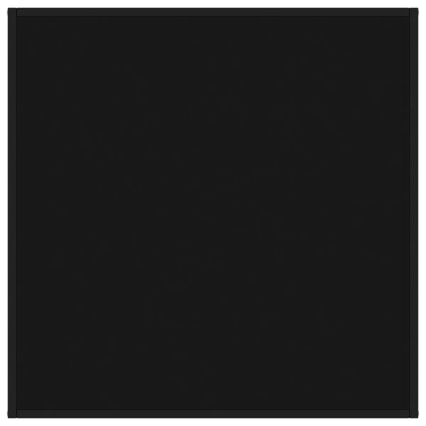 vidaXL kafijas galdiņ&scaron;, melns, 90x90x50 cm, stikls