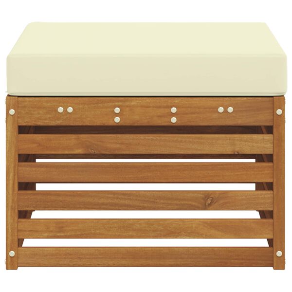 vidaXL Āra krēsls Cietā akācijas koks Dabiska