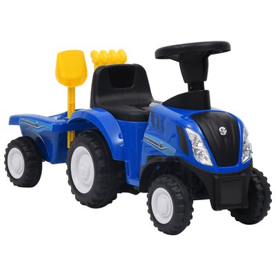 vidaXL bērnu traktors New Holland, zils