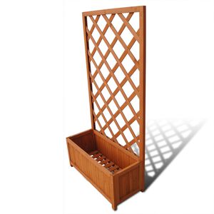 Puķu Kaste ar Režģi 70 x 30 x 135 cm (gar x pl x aug)