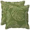 vidaXL Spilvenu pārvalks 2 gab. HOUTEN Lapu dizains 35 x 35 cm