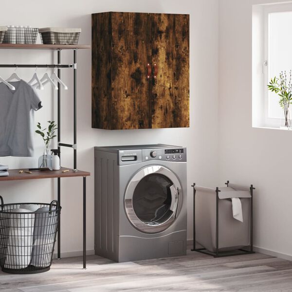 vidaXL sienas skapītis, 69,5x34x90 cm, ozolkoka krāsa