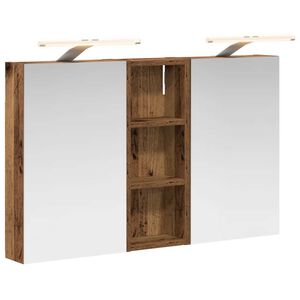 vidaXL Vannas istabas skapju komplekts 3 pcs 80 x 10,5 x 50 cm