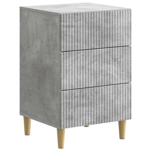 vidaXL Nakts skapītis ar atvilktni Betona pelēks 43 x 41 x 66,5 cm