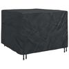 vidaXL Mēbeļu pārklājs Melna 135 x 135 x 90 cm 210D Oksforda Audums