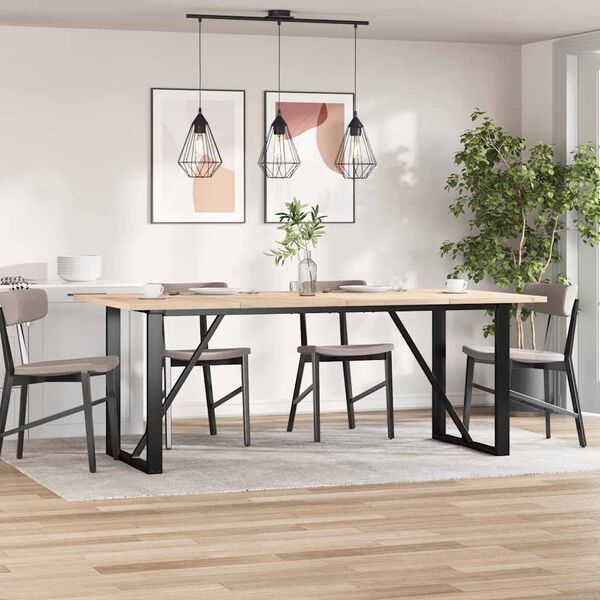 vidaXL galda virsmas, 4 gab., 100x50x2,5 cm, taisnstūra, priedes koks