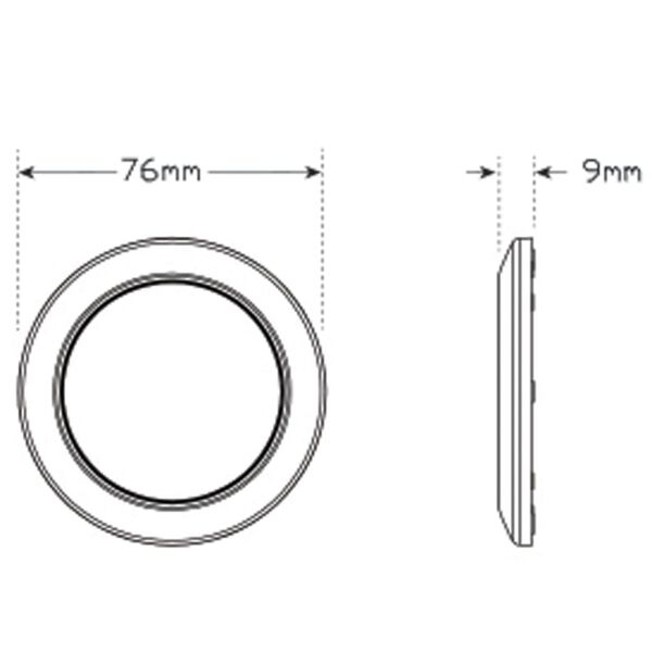LED Autolamps LED salona lampa, silta gaisma, hromēta, 7515C-WW