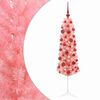 vidaXL Mākslīga &scaron;aura Ziemassvētku egle ar bumbiņu 150 cm 150 LED