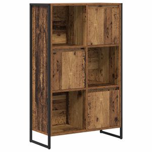 vidaXL Grāmatplaukts 68 x 30 x 108.5 cm Inženierijas koks Vecs koks