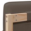 vidaXL Mīkstināts gultas galvgalis Brūns un Taupe 200 cm