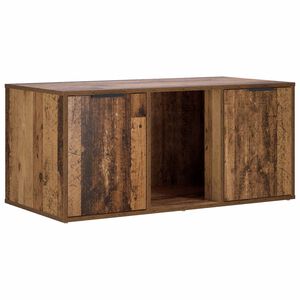 vidaXL Kaķu būris Vecs koks 100 x 49 x 45 cm Inženierijas koks