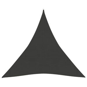vidaXL saulessargs, 160 g/m&sup2;, antracītpelēks, 3x3x3 m, HDPE