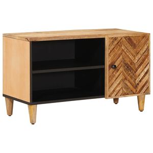 vidaXL Uzglabā&scaron;anas skapji Brūna 80 x 31,5 x 46 cm Cieta mango koksne