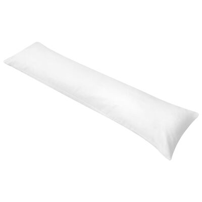 vidaXL spilvens gulēšanai uz sāniem, 40x145 cm, balts