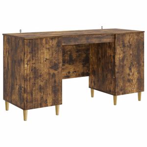 vidaXL Galds Kūpināts ozols 142,5 x 50 x 75 cm Inženierijas koks