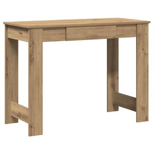vidaXL rakstāmgalds, koka krāsa, 100x45x75 cm, inženierijas koks