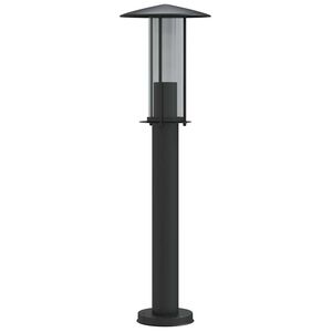 vidaXL āra zemes lampa, melnas, 60 cm, nerūsējo&scaron;s tērauds