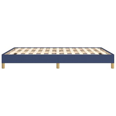 vidaXL gultas rāmis, zils, 140x200 cm, audums