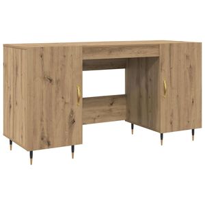 vidaXL Galds amatnieku ozola Inženierijas koks 140 x 50 x 75 cm