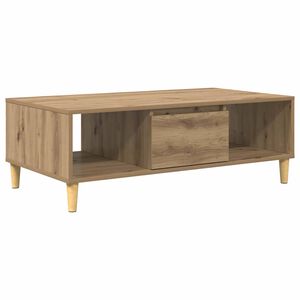 vidaXL Kafijas galdiņ&scaron; Artisānā ozols 102 x 55 x 35 cm