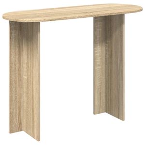 vidaXL Konsoles galds ar uzglabā&scaron;anu Sonomas ozols 100 x 39,5 x 75 cm